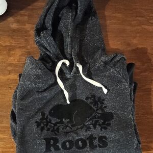 Roots Mens Hoodie - Charcoal Gray